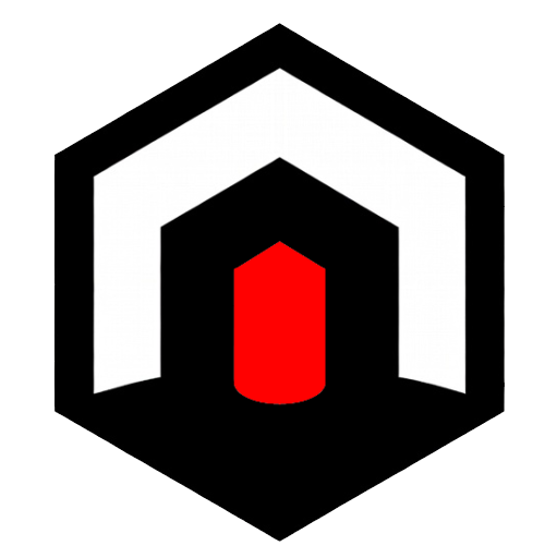 The House Game logo: black hexagon with a stylized house and glowing red door
